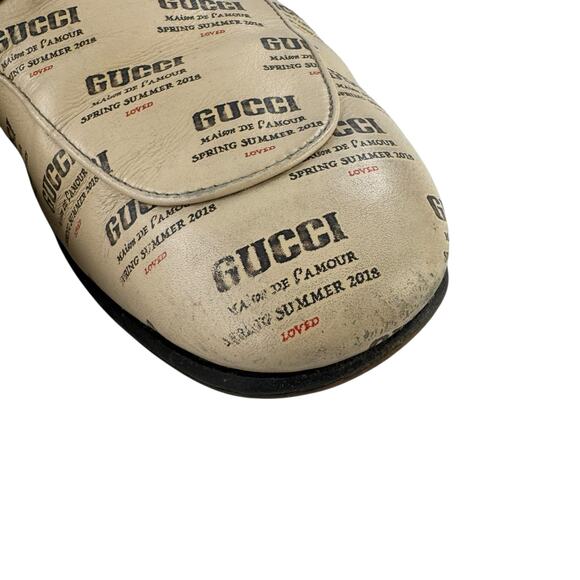 Gucci Print Horsebit Loafers main image 12